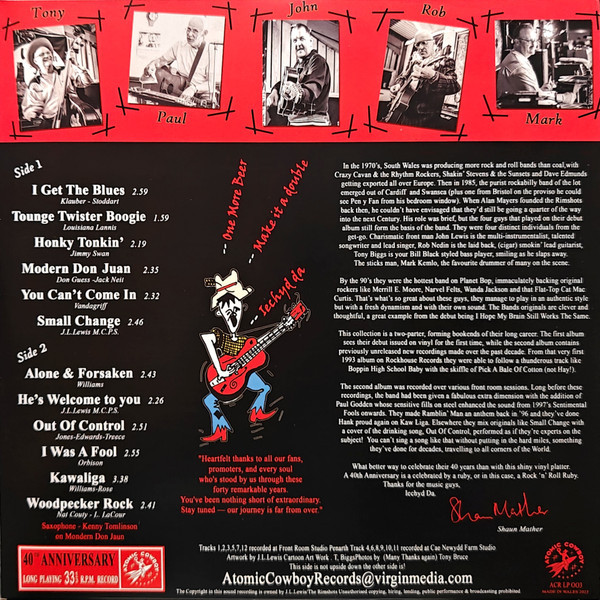 The Rimshots - Hot Swingin' Hillbilly Bop (2-LP, Ltd.)