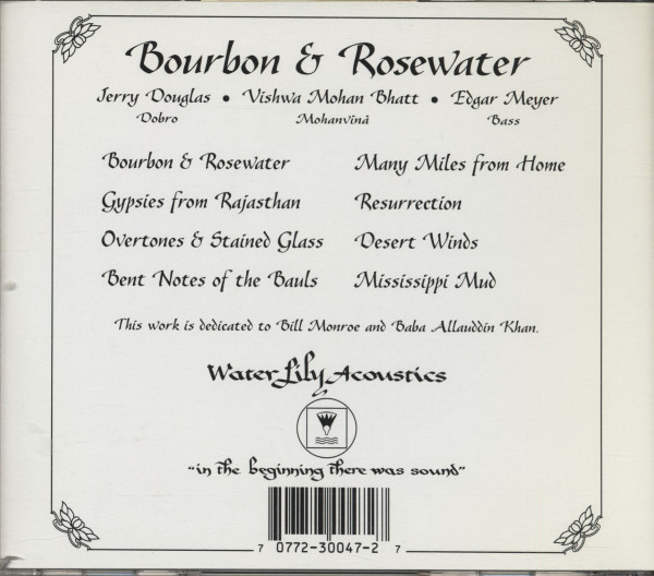 Bourbon & Rosewater (CD)