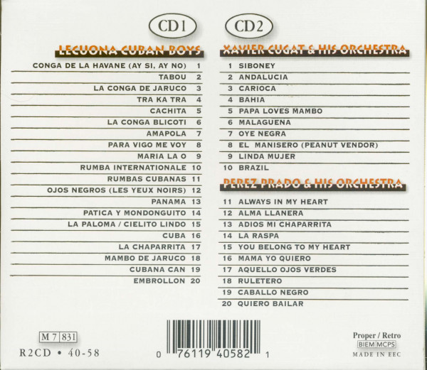 Rumbas & Congas - Under A Havana Moon (2-CD)