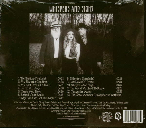 Whispers And Signs (CD)