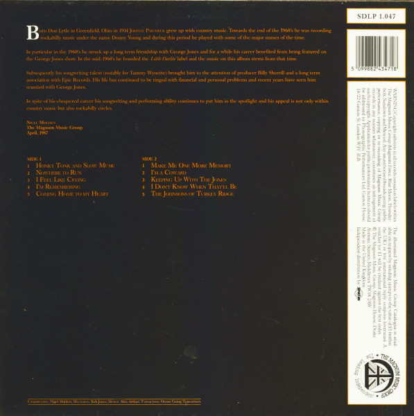 Honky Tonk & Slow Music (LP)