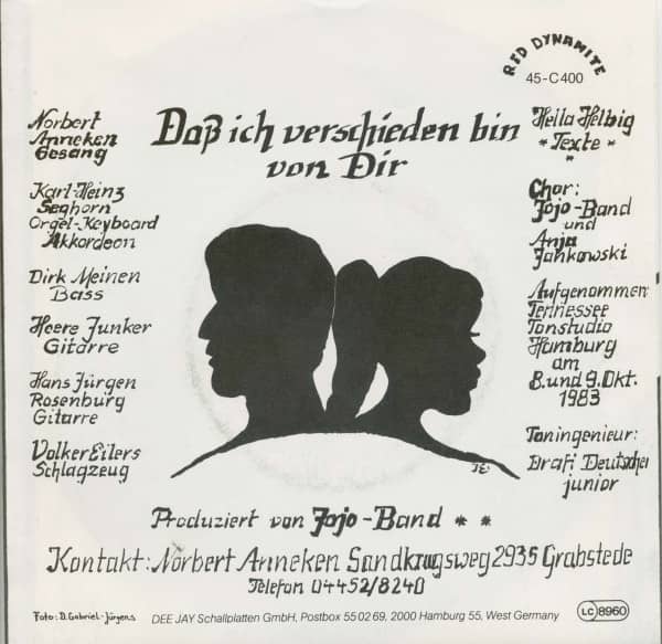 Der Friesenrap - Dass ich verschieden bin von dir (7inch, 45rpm, BC, PS)