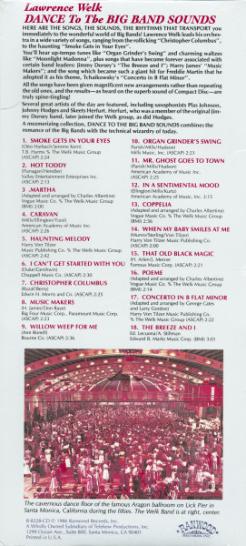 Dance To The Big Band Sounds (CD, US Longbox)