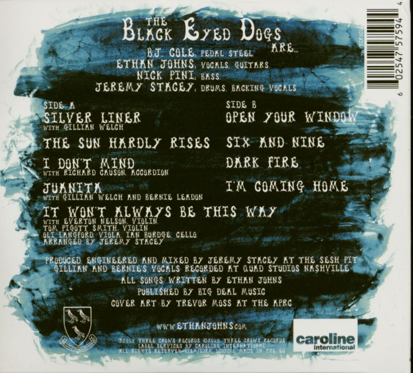Ethan Johns With The Black Eyed Dogs - Silver Liner (CD)