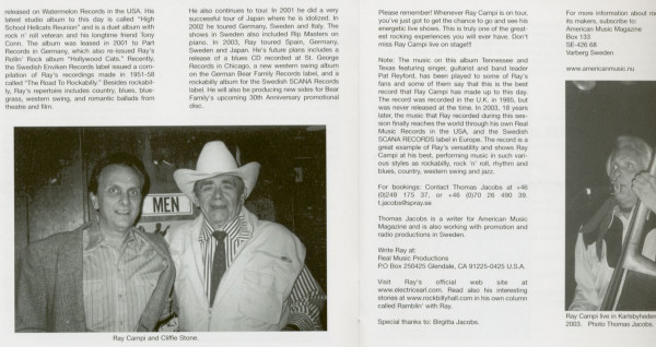 Tennessee & Texas - featuring Pat Reyford (CD)