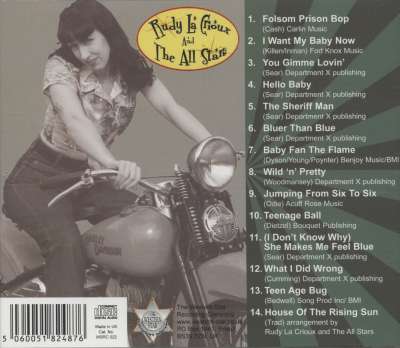 Rudy La Crioux And The All-Stars CD: Wild & Pretty (CD) - Bear
