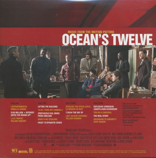 Ocean's Twelve - Music From The Motion Picture - Music by David Holmes (2-LP, colored Vinyl, Ltd.)