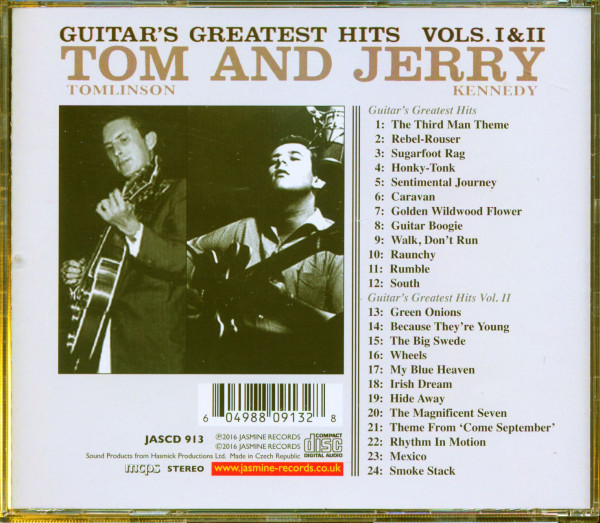 Tom & Jerry - Guitar's Greatest Hits Vols. 1 & 2 (CD)
