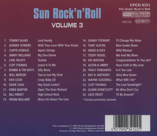 Sun Rock'n'Roll Vol.3 (CD)