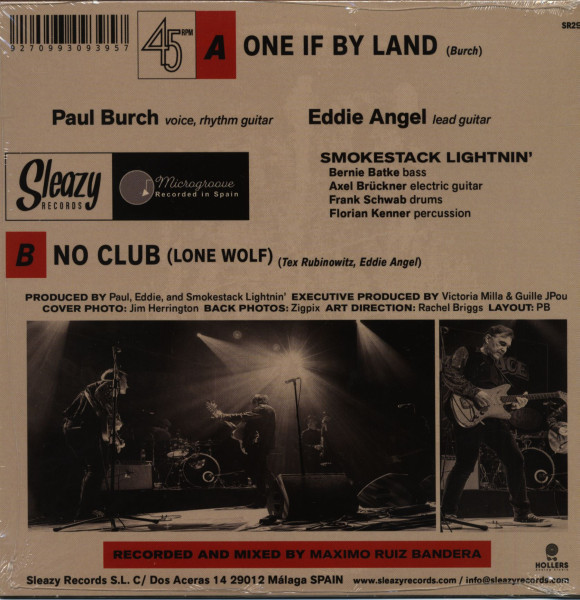 One If By Land - No Club (7inch, 45rpm)
