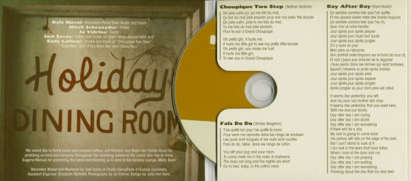 Kyle Huval And The Dixie Club Ramblers - Straight Allons (CD)