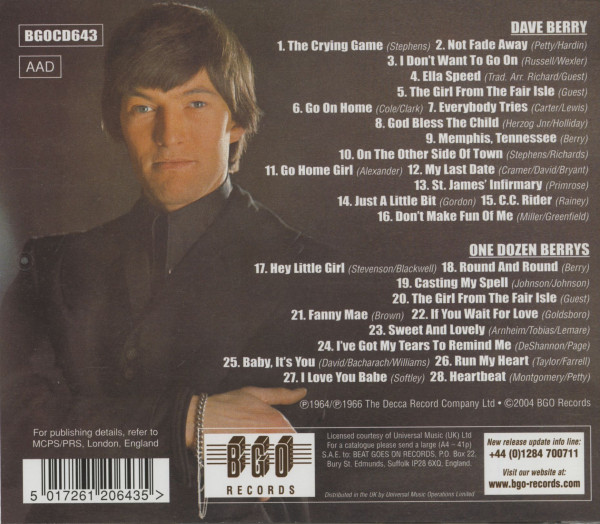 Dave Berry - One Dozen Berrys (CD)