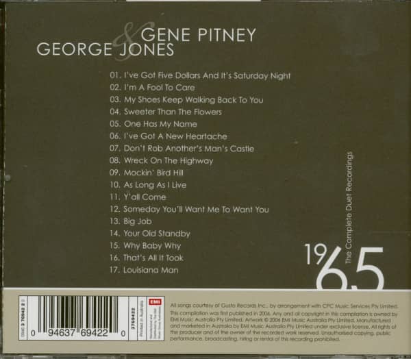 The Complete Duet Recordings 1965 (CD)