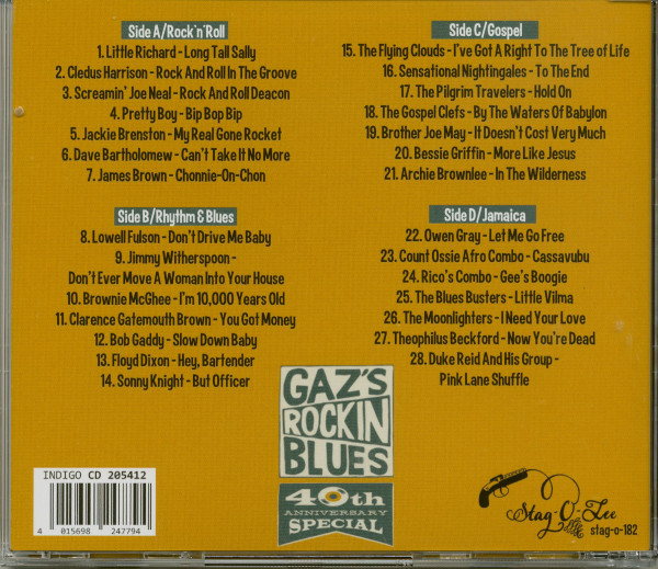 Gaz's Rockin Blues (40th Anniversary Special) (CD)