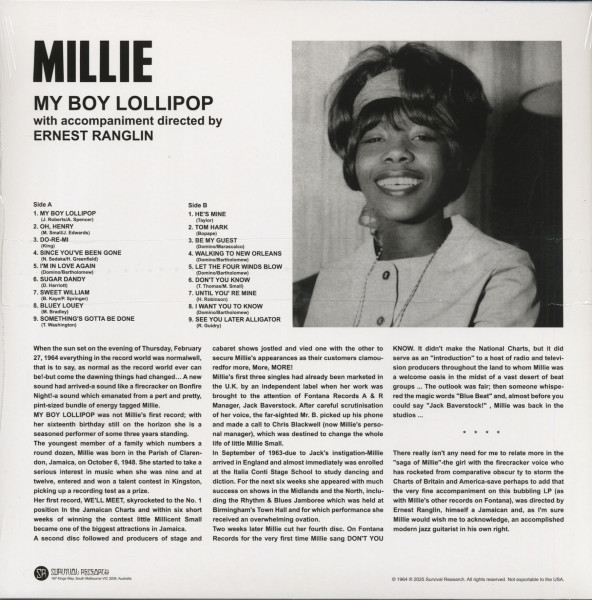 My Boy Lollipop (LP)
