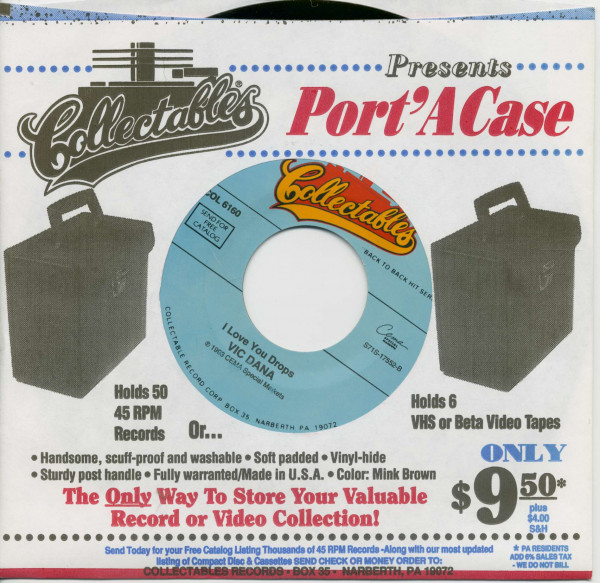 Red Roses For A Blue Lady - I Love You Drops (7inch, 45rpm, CS)