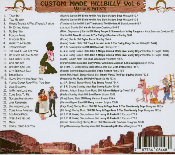 Custom Made Hillbilly Vol.6 (CD)