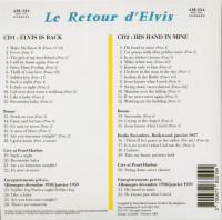Preview: Le Retour D'Elvis (Is Back & His Hand In Mine) (2-CD) Preview: Le Retour D'Elvis (Is Back & His Hand In Mine) (2-CD)