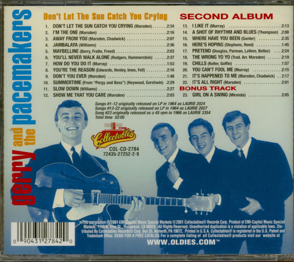 Don't Let The Sun Catch You Crying - Second Album (CD)