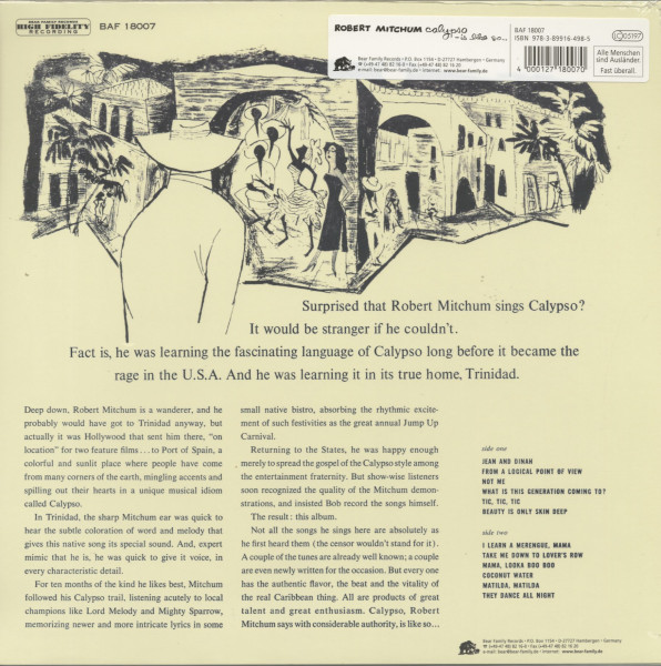Calypso - Is Like So... (LP, 180g Vinyl)