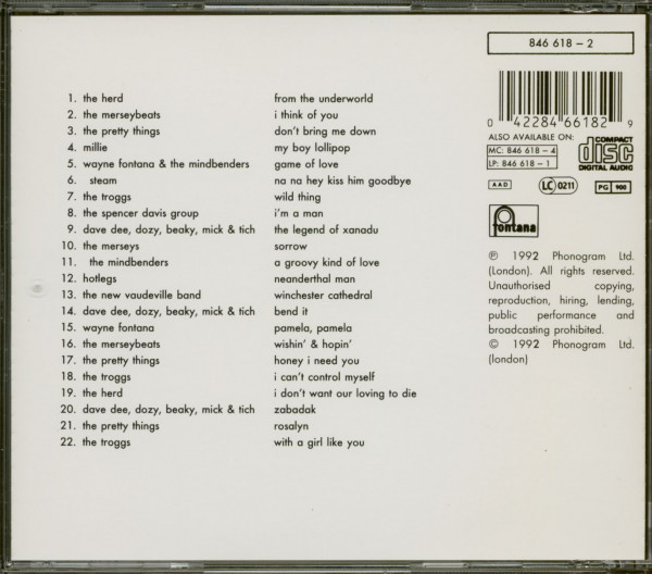 Fontana - The Sixties Album (CD)