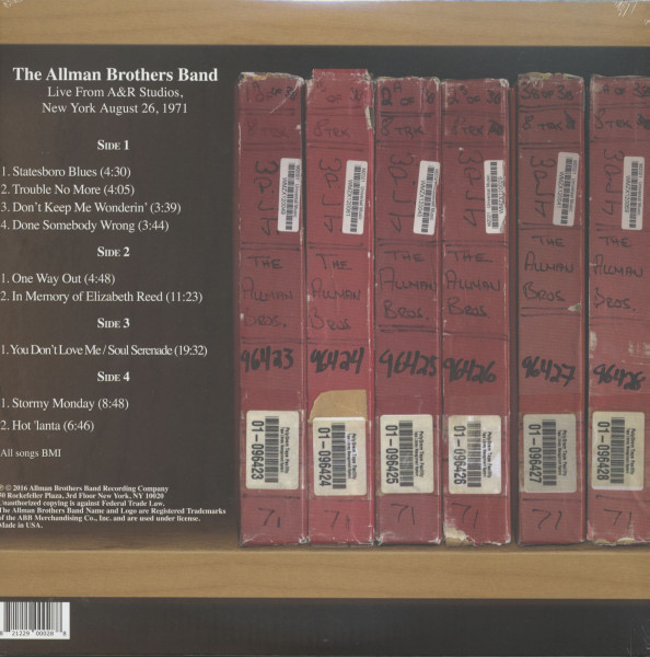Live From A&R Studios, New York, August 26, 1971 (2-LP, colored Vinyl, Ltd.)