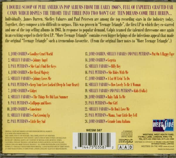 Teenage Triangle - More Teenage Triangle (CD)