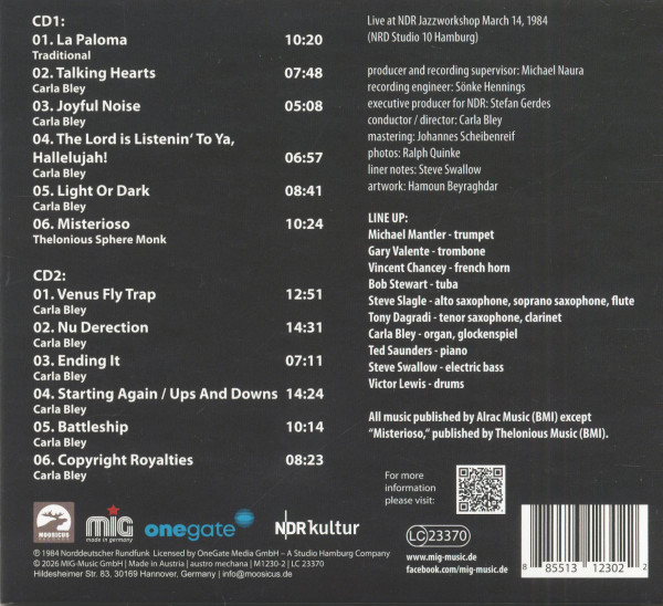 Joyful Noise - Live In Hamburg 1984 (2-CD)
