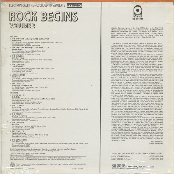 Rock Begins Vol.2 (LP)