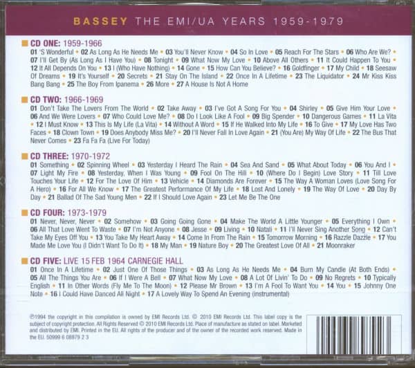 The EMI - UA Years 1959-79 (5-CD)