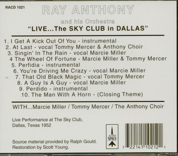 Live - The Sky Club In Dallas (CD)
