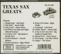 Preview: Texas Sax Greats (CD) Preview: Texas Sax Greats (CD)