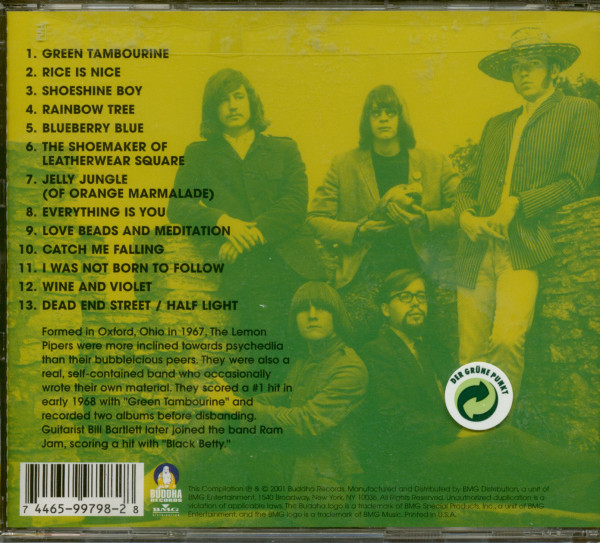 Green Tambourine - The Best Of The Lemonpipers (CD)