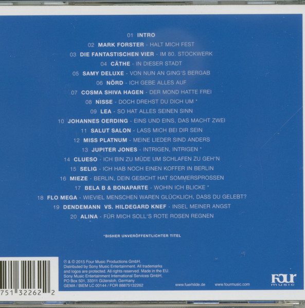Für Hilde (CD)