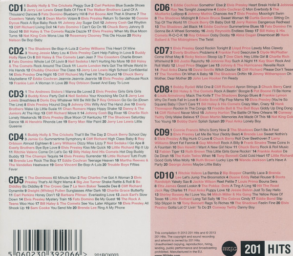 201 Fifties Hits (10-CD)