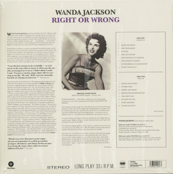 Right Or Wrong (LP, 180g Vinyl)