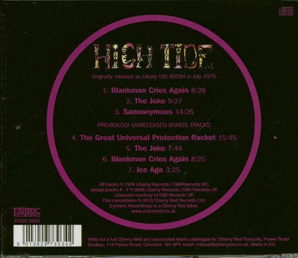 High Tide (CD)