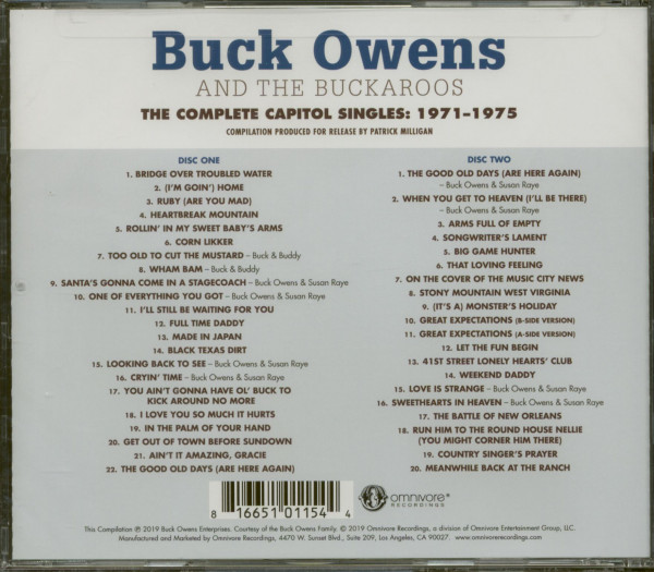 The Complete Capitol Singles 1971-1975 (CD)