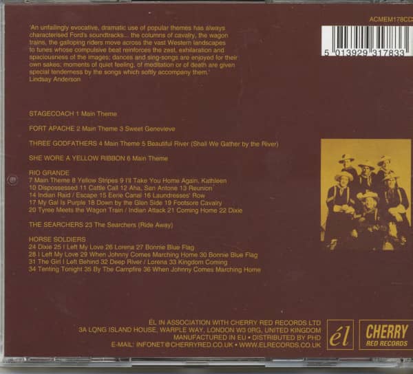Music From The Westerns Of John Wayne & John Ford (CD)