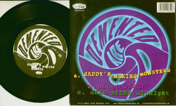 Daddy's Making Monsters (7inch, 45rpm, SC, EP)