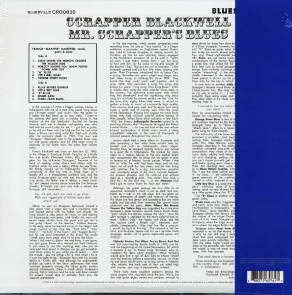 Mr.Scrapper's Blues (LP. 180g Vinyl)