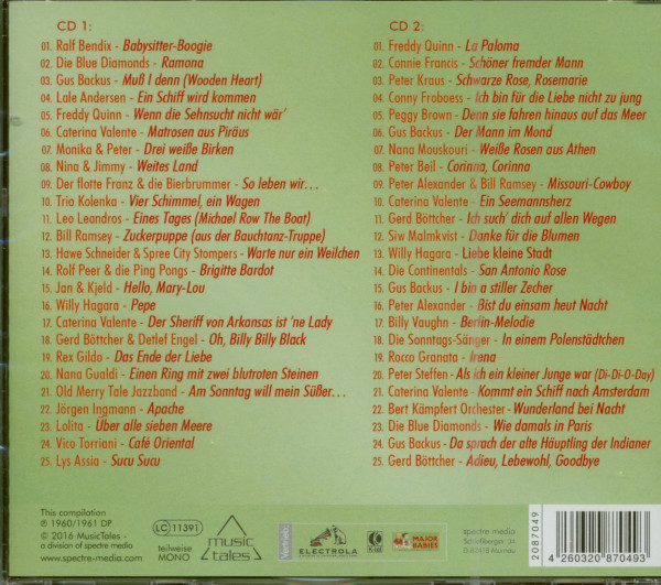 Die Schlager des Jahres 1961 (2-CD)