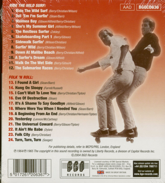 Ride The Wild Surf - Folk'n'Roll (CD)