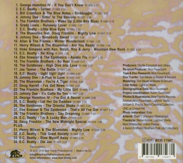 Vol.31 - Rockabilly & Rock 'n' Roll From The Vaults Of Colonial Records (CD)