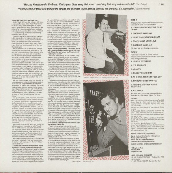 Don't Put No Headstone On My Grave (LP)