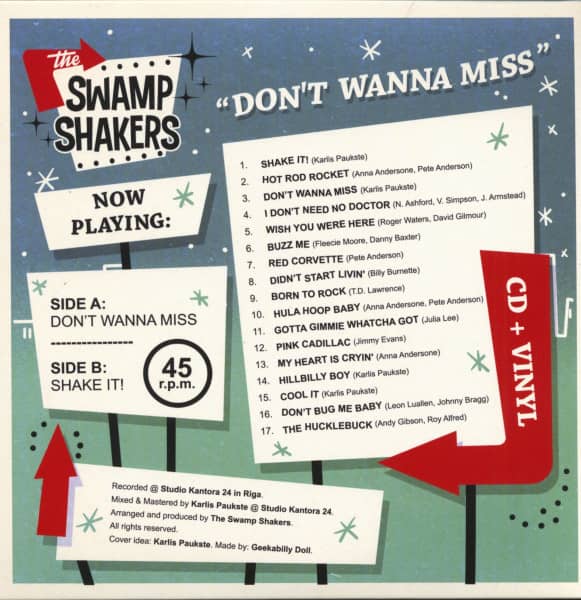 Don't Wanna Miss (CD & 7inch, 45rpm)