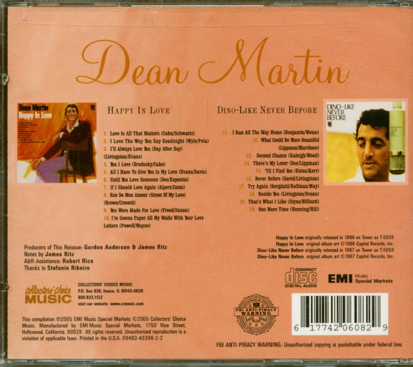 Happy In Love - Dino Like Never Before (CD)