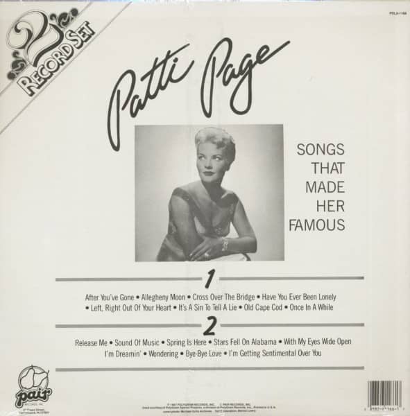 Songs That Made Her Famous (2-LP)