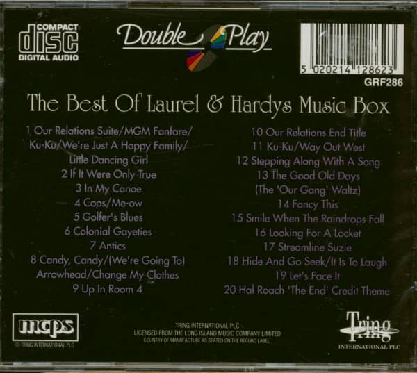 The Best Of Laurel & Hardys Music Box (CD)