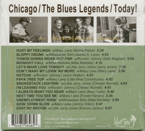 Chicago - The Blues Legends - Today (CD)